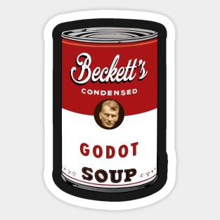 Beckett Soup Sticker